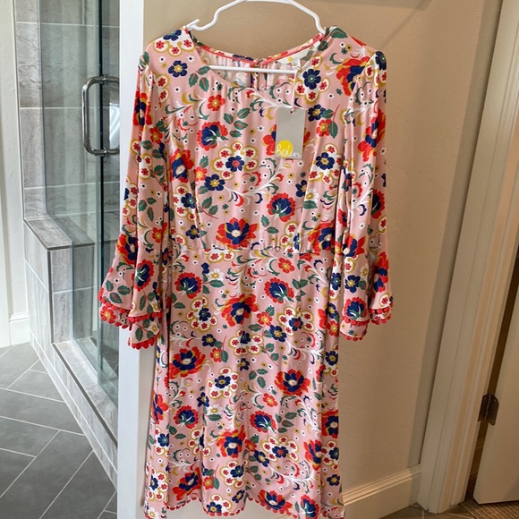 Boden Floral Midi Dress - Multicolor - Picture 3 of 8